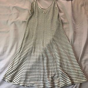 Billabong black and white striped dress